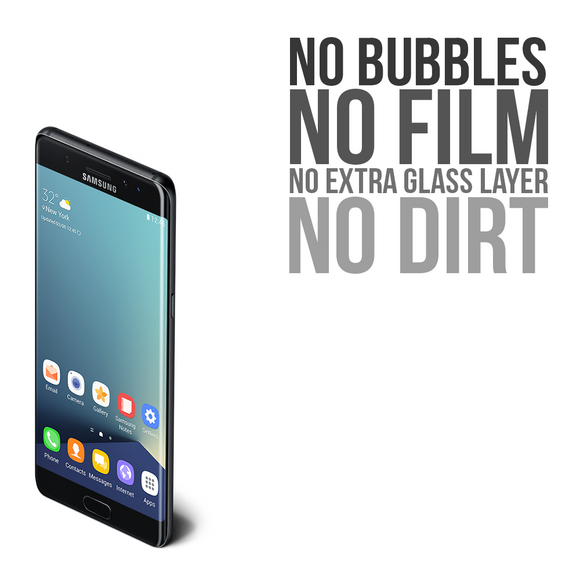 LiquidNano has no bubbles, no film, no dirt